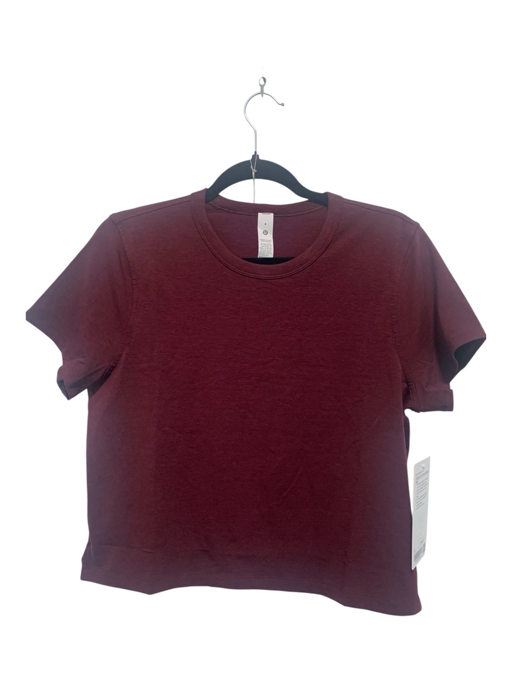 NWT Lululemon classic fit cotton blend tee Size 8